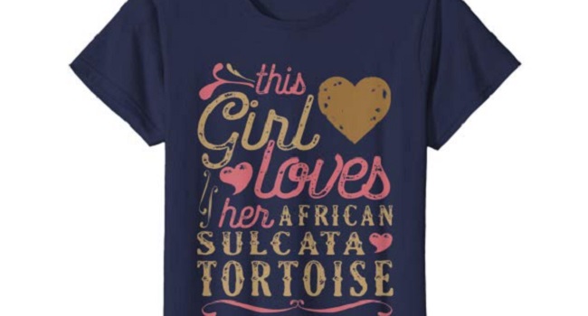 Sulcata Tortoise Shirts for Women